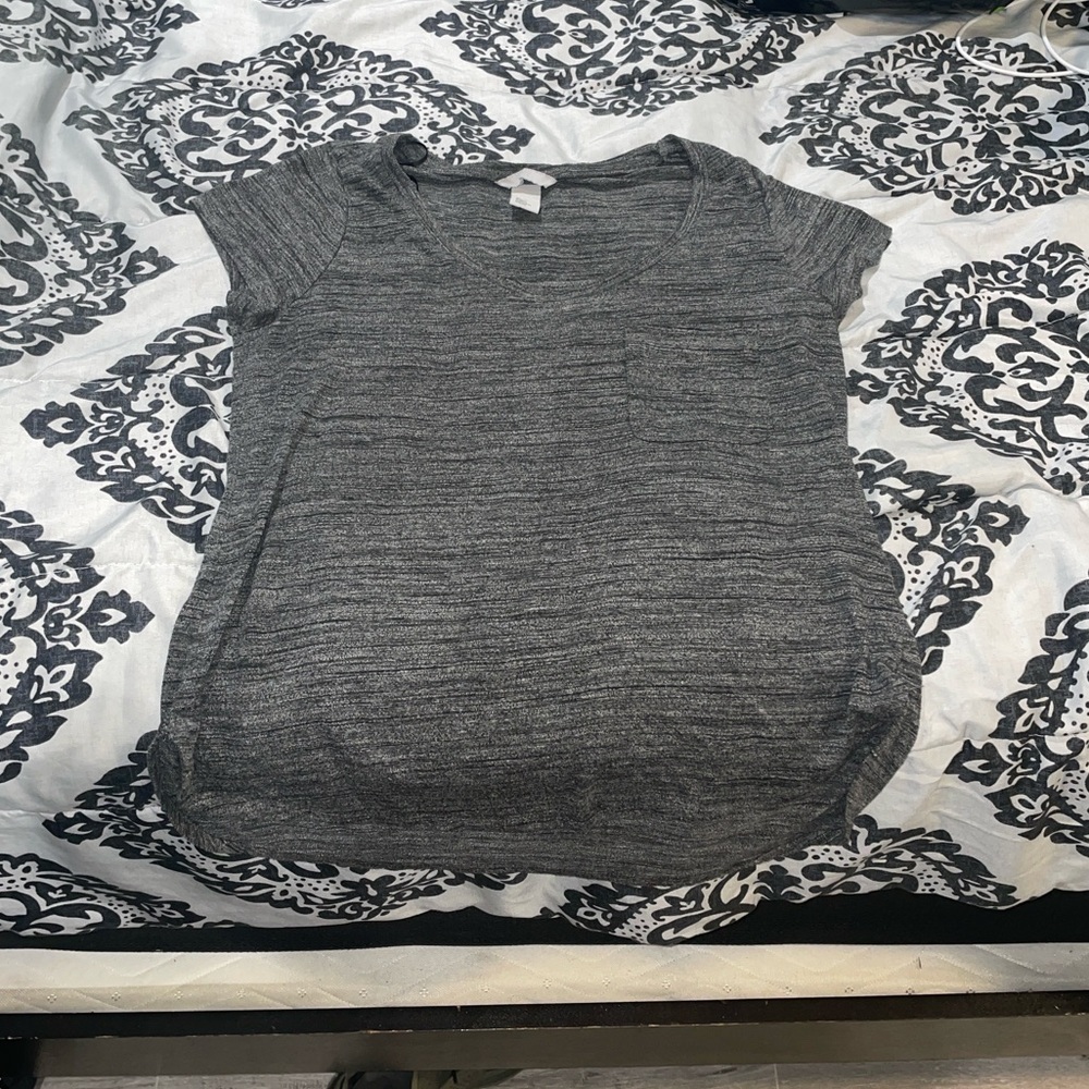 H&M Charcoal Heathered Tee